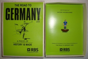 THE ROYAL BANK OF SCOTLAND SUBBUTEO ~ THE ROAD TO GERMANY 2006 IN GOOD CONDITION for sale on Ebay