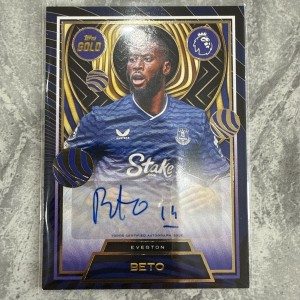 Topps Gold Premier League 2025-26 Beto Auto Current Stars Everton FC  for sale on Ebay