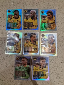 Wolves Futera Fans Selection 2026 x 8 Heroes Inserts for sale on Ebay
