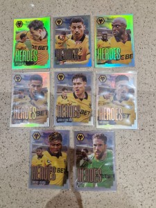 Wolves Futera Fans Selection 2026 x 8 Heroes Inserts for sale on Ebay
