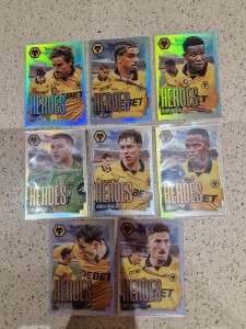 Wolves Futera Fans Selection 2026 x 8 Heroes Inserts for sale on Ebay