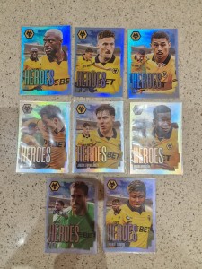 Wolves Futera Fans Selection 2026 x 8 Heroes Inserts for sale on Ebay