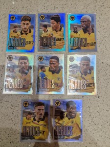 Wolves Futera Fans Selection 2026 x 8 Heroes Inserts for sale on Ebay