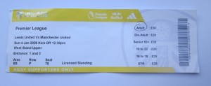 Leeds United v Manchester United Ticket 4 January 2026 - 2025/2026 Season for sale on Ebay