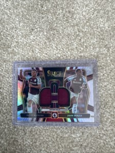 Premier League Select 24/25 , Ollie Watkins & Jhon Duran Dual patch Aston Villa for sale on Ebay