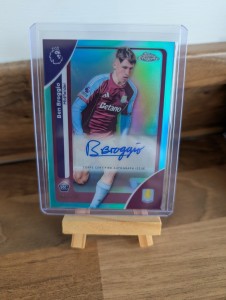 2025-26 Topps Chrome Premier League Aston Villa Ben Broggio RC AUTO Rookie /199 for sale on Ebay