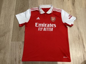 Arsenal FC 2022/2023 Home Football Shirt Size XL Adidas Emirates Used with wear for sale on Ebay