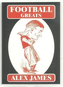 Alex James - ARSENAL - 'Football Greats' Card - The Beautiful Game for sale on Ebay