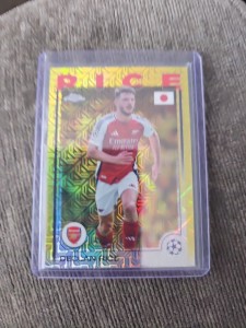 Topps Flagship UCC 2025-26 Japanese Edition Declan Rice Arsenal /150 for sale on Ebay