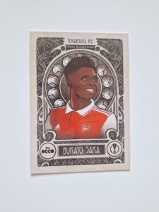 Topps Deco UCL 2022/2023 Artistry FC Arsenal Bukayo Saka for sale on Ebay