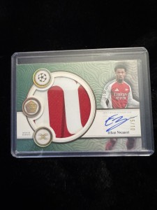 Ethan Nwaneri /10 Definitive Rookie Patch Auto Arsenal Ucc for sale on Ebay