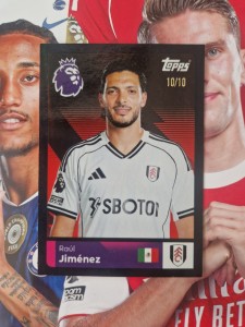 topps premier league stickers 2026 Raul jimenez Fulham/10 for sale on Ebay