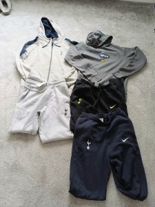 Tottenham Spurs Shirt. Bundle of 5 joggers hoodies. All Excellent medium mens  for sale on Ebay