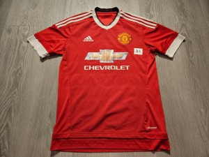 Mens adidas Manchester United Home football shirt 2015 - 2016 Size S for sale on Ebay