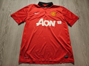 Mens Nike Manchester United Home football shirt 2013 - 2014 Size L for sale on Ebay