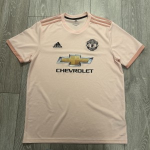 Manchester United 2018 Away Football Shirt Adidas Size L  for sale on Ebay