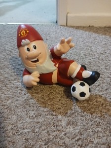 Manchester United Garden Gnome Football Official Merchandise for sale on Ebay