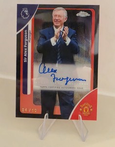Alex Ferguson 04/10 Autograph Manchester United Topps Chrome 2026 for sale on Ebay