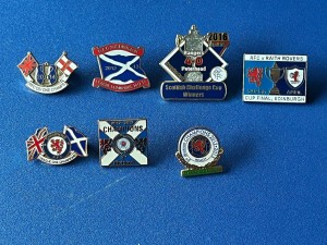 Glasgow Rangers Football Club collectors pin badges Div 1, 3 & Challenge Cup for sale on Ebay