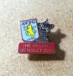 ASTON VILLA FA CUP SEMI FINAL ENAMEL FOOTBALL BADGES for sale on Ebay