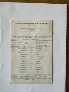 CHELSEA Res v CRYSTAL PALACE Res 1974/5. for sale on Ebay