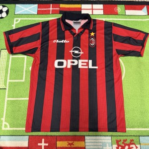 Ac Milan Home Shirt 1997/1998 Size L Vintage Rare VGC  for sale on Ebay