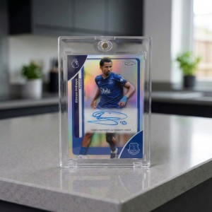 Iliman Ndiaye Everton Auto Card Topps Premier League Chrome 2025-26 for sale on Ebay