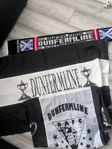 Dunfermline Athletic Flags And Scarf for sale on Ebay