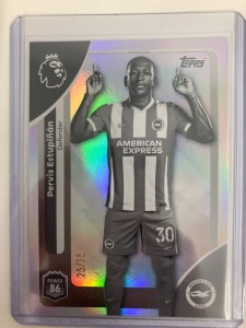 TOPPS PREMIER LEAGUE 2026 PERVIS ESTUPINAN BRIGHTON PARALLEL 25/75. for sale on Ebay