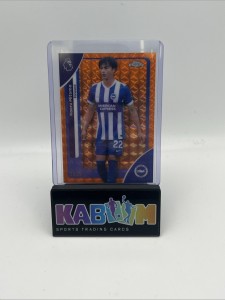 Kaoru Mitoma /25 Topps Chrome PL Logofractor 2025-26 Brighton for sale on Ebay