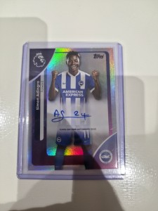 Topps Premier League Brighton Simon Adingra Autograph 2025/26 for sale on Ebay