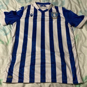 MACRON Sheffield Wednesday 2021/22 Home Football Shirt size XL Mens 024494 for sale on Ebay