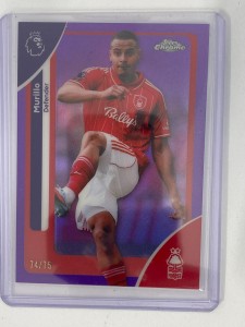 TOPPS PREMIER LEAGUE CHROME 2026 MURILLO NOTTS FOREST PURPLE 74/75. for sale on Ebay