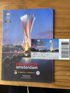 2013 Europa League Cup Final Programme & Ticket: Chelsea v Benfica + extras  for sale on Ebay