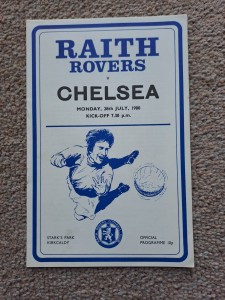 Raith Rovers v Chelsea 80/81 for sale on Ebay