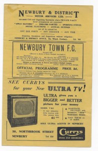 1956/57 Hellenic League - NEWBURY TOWN v. BLETCHLEY & WIPAC for sale on Ebay