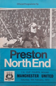 1971/72 Preston v Manchester Utd programme FA Cup for sale on Ebay
