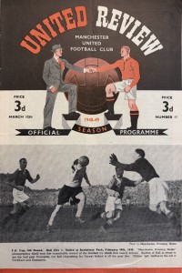 Manchester United v Stoke City Div 1 1948/49 for sale on Ebay