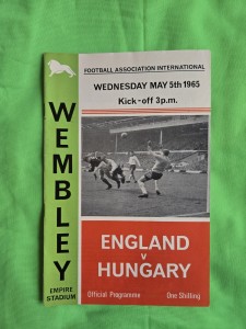 1965 England V Hungary Mint Condition Original Programme VGC Collectors Item for sale on Ebay