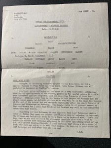 Macclesfield Town v Stafford Rangers 1963 1963/64 Cheshire League single sheet for sale on Ebay