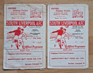 South Liverpool v Horwich RMI + Skelmersdale 1965/66 season for sale on Ebay