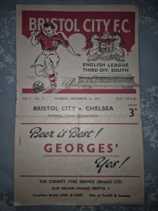 Bristol City v Chelsea 1 December 1953/1954 - Football Programme for sale on Ebay