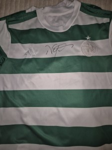Neil Lennon Hand Signed Celtic Anniversay Shirt for sale on Ebay