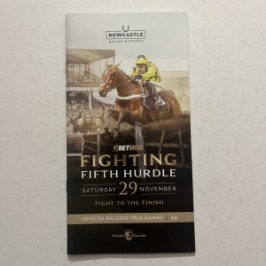Constitution Hill Last Ever Hurdle Race Racecard - Fighting Fifth Newcastle for sale on Ebay