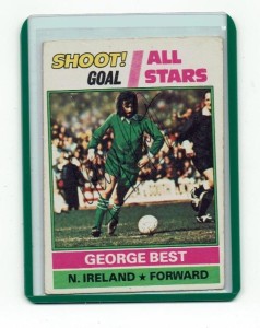 GEORGE BEST signed 1977 Topps Shoot All Stars NORTHERN IRELAND card #243 MAN UTD for sale on Ebay