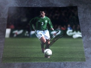 Signed Ian Harte Republic Of Ireland 10 x 8 Photograph for sale on Ebay