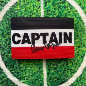 Alex Ferguson Of Scotland & Man UTD Signed Captain Armband wCOA for sale on Ebay