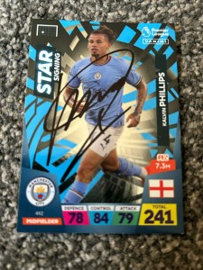 Kalvin Phillips (Manchester City) Hand Signed 2023 XL Adrenalyn Card Rare ! for sale on Ebay