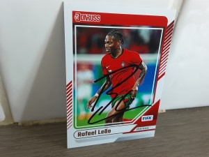 RAFAEL LEAO - PORTUGAL Hand Signed Panini Donruss Football trading card  for sale on Ebay