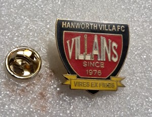 HANWORTH VILLA FC BADGE for sale on Ebay
